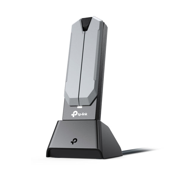 PLACA RETEA TP-LINK BE6500 Wi-Fi 7, extern wireless 2.4 GHz | 5 GHz | 6 GHz, USB 3.0, port, 6500 Mbps, antena externa x 2, lungime cablu 1.2 m, "Archer TBE400UH" (include timbru verde 0.18 lei)