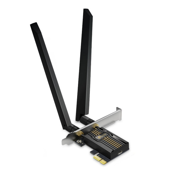 Adaptor RETEA Tp-Link, BE9300 Wi-Fi 7, PCIe Adapter, 9300 Mbps, WI-FI 7 si Bluetooth 5.4, antena externa x 2, "Archer