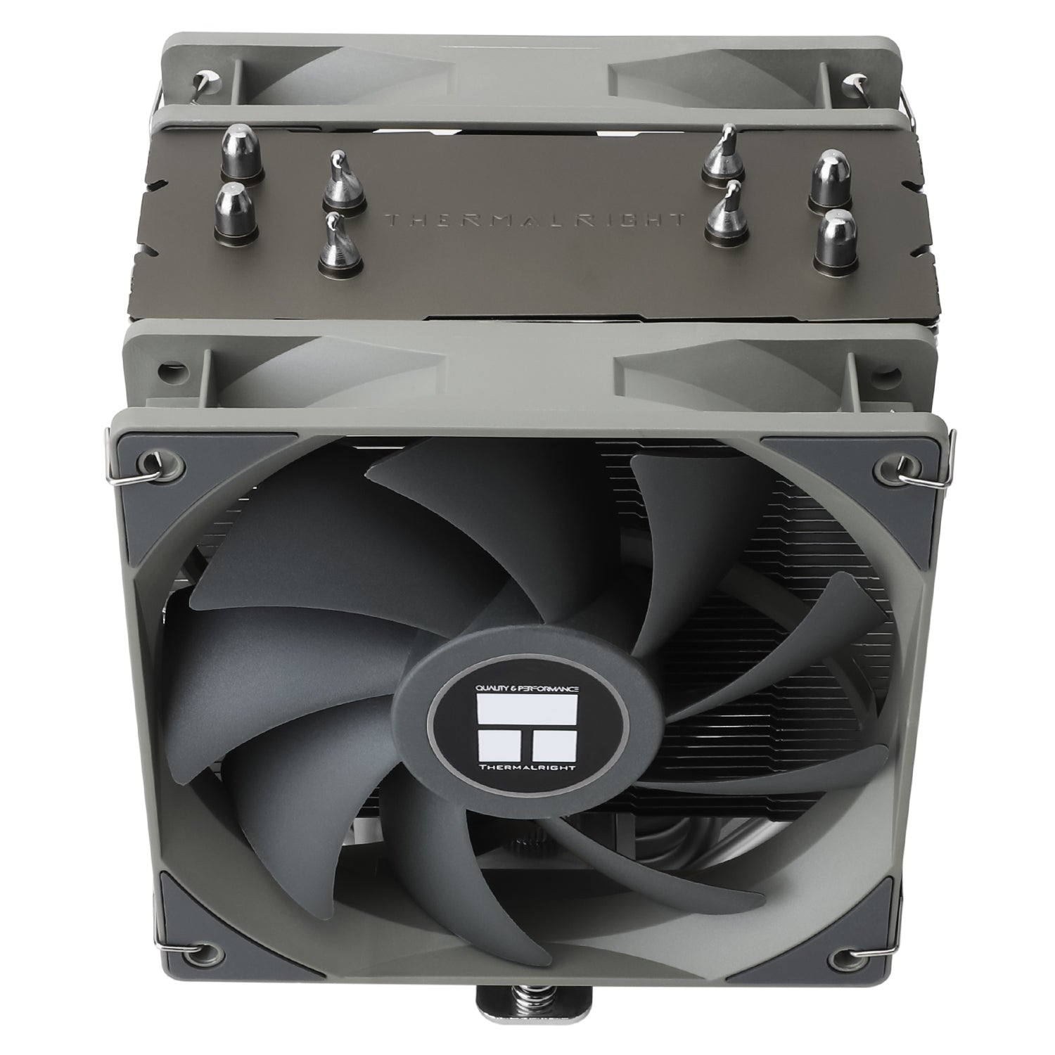 COOLER Thermalright "Assassin Spirit 120 Plus" skt. Intel si AMD, racire cu aer, vent. 2x120mm, 1500 rpm, 4 heatpipe, inaltime 154mm, fara LED, negru, argintiu,"Assassin Spirit 120 V2 PLUS"