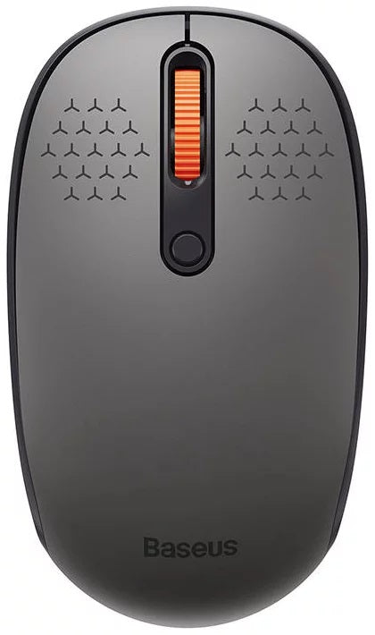 MOUSE Baseus PC sau NB wireless, 2.4GHz si Bluetooth, optic, 800/ 1200/1600 dpi,butoane/scroll 3/1, gri,"B01055503833-00" - 6932172632878