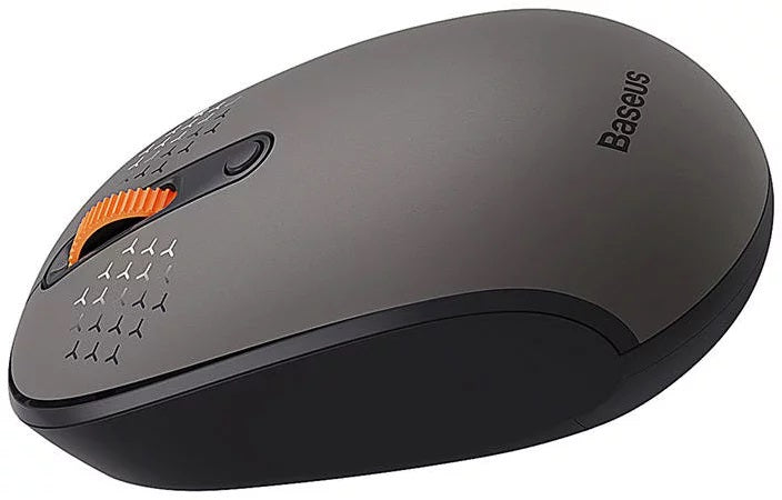 MOUSE Baseus PC sau NB wireless, 2.4GHz si Bluetooth, optic, 800/ 1200/1600 dpi,butoane/scroll 3/1, gri,"B01055503833-00" - 6932172632878