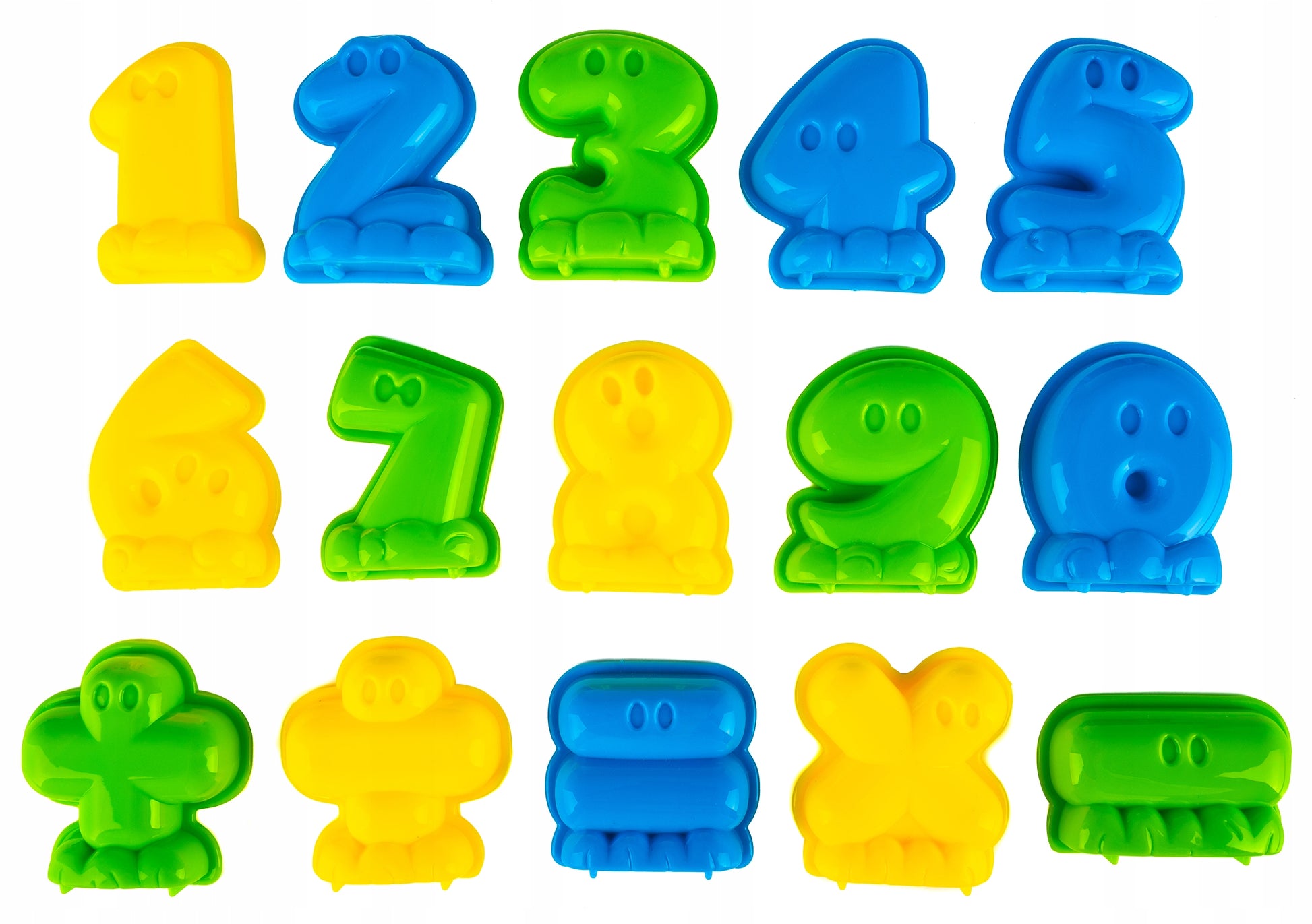 Set nisip kinetic XXL pentru copii cu 4.5kg nisip colorat, 75 forme, tavita gonflabila 55x41x7 cm - 10