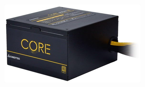 SURSA Chieftec Core 600 W, non-modulara, certificare 80 Plus Gold, ventilator 120 mm x 1, PCI-E 6+2 pin x 2, SATA x 6, "BBS-600S"