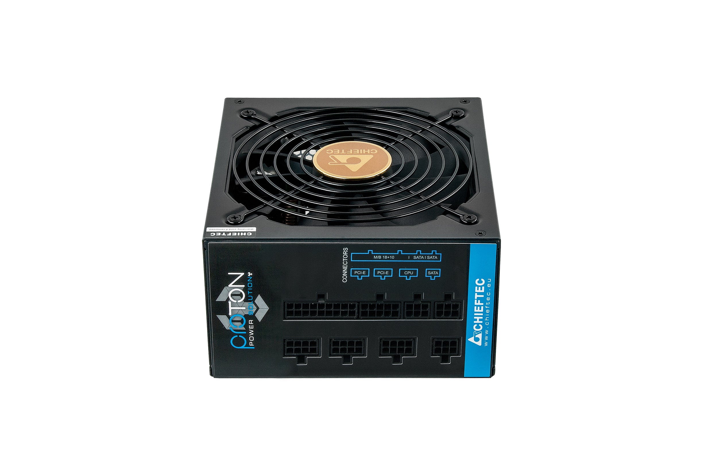 SURSA Chieftec PROTON 750 W, modulara, certificare 80 Plus Bronze, ventilator 140 mm x 1, PCI-E 6+2 pin x 4, SATA x 8, "BDF-750C"
