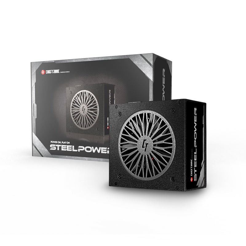 SURSA Chieftec SteelPower 750 W, modulara, certificare 80 Plus Bronze, ventilator 120 mm x 1, PCI-E 6+2 pin x 4, SATA x 6, "BDK-750FC"