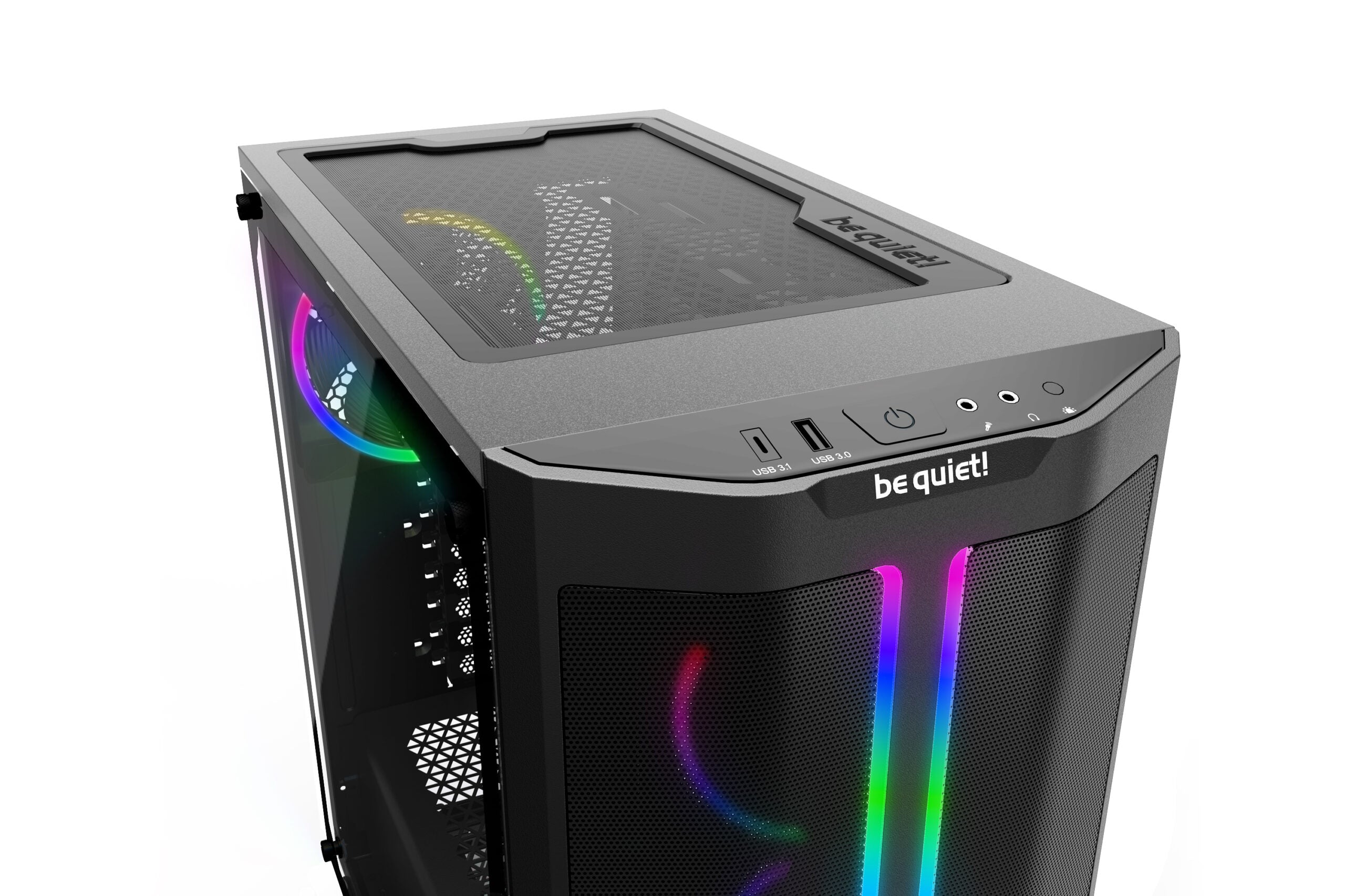 CARCASA be quiet! "PURE BASE 500 FX Black", Middle Tower, ATX, fara sursa,4xfan, USB 3.2 gen 1 x 1,USB Type-C x 1,audio+mic,PSU shroud, 7 sloturi expansiune,ARGB,negru, "BGW43"