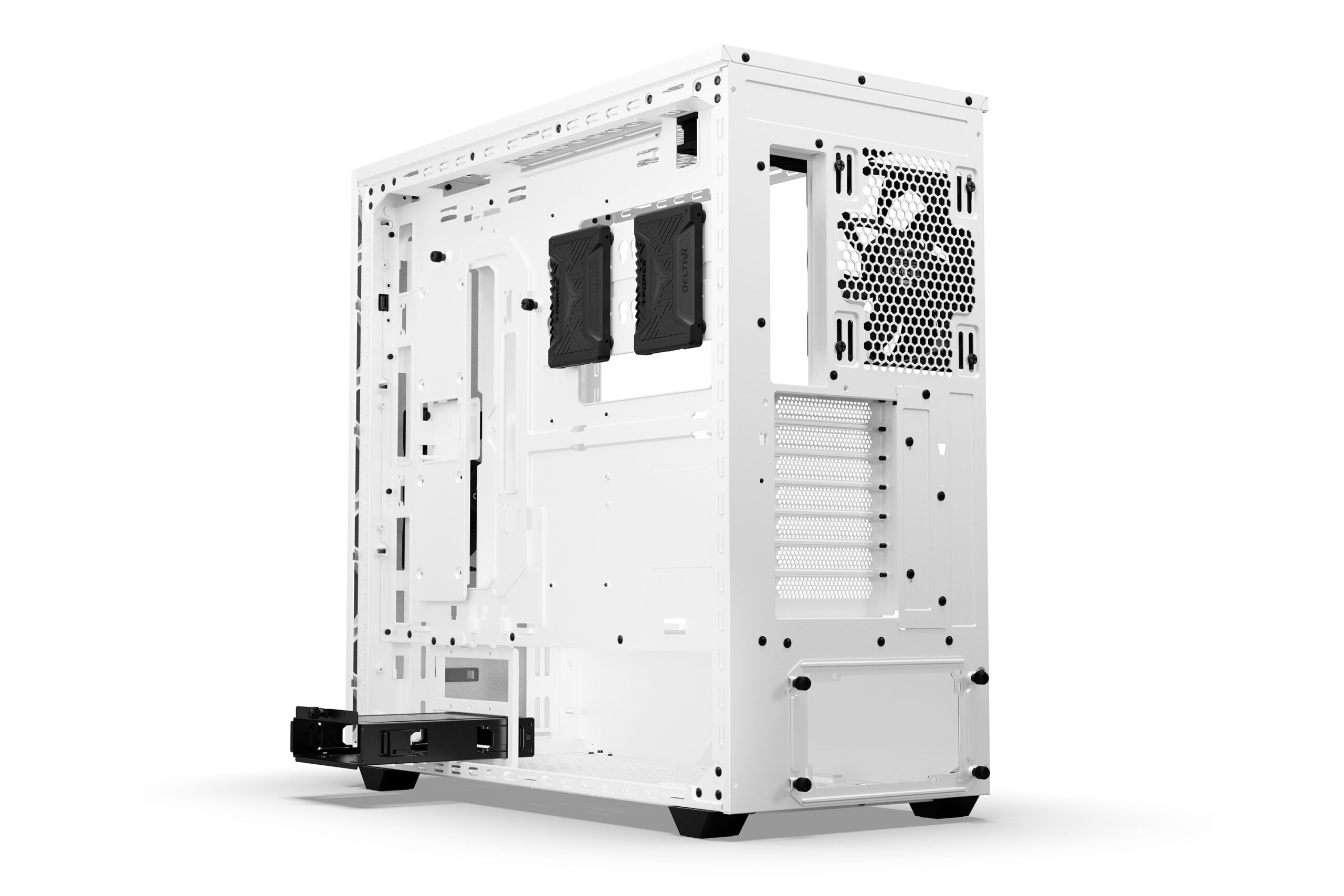 CARCASA be quiet! "SHADOW BASE 800DX", Middle Tower, ATX, fara sursa, 3xfan, USB 3.2 gen 1 x 2, USB Type-C x 1, audio+mic, PSU shroud, 7 sloturi expansiune, ARGB, alb, "BGW62"