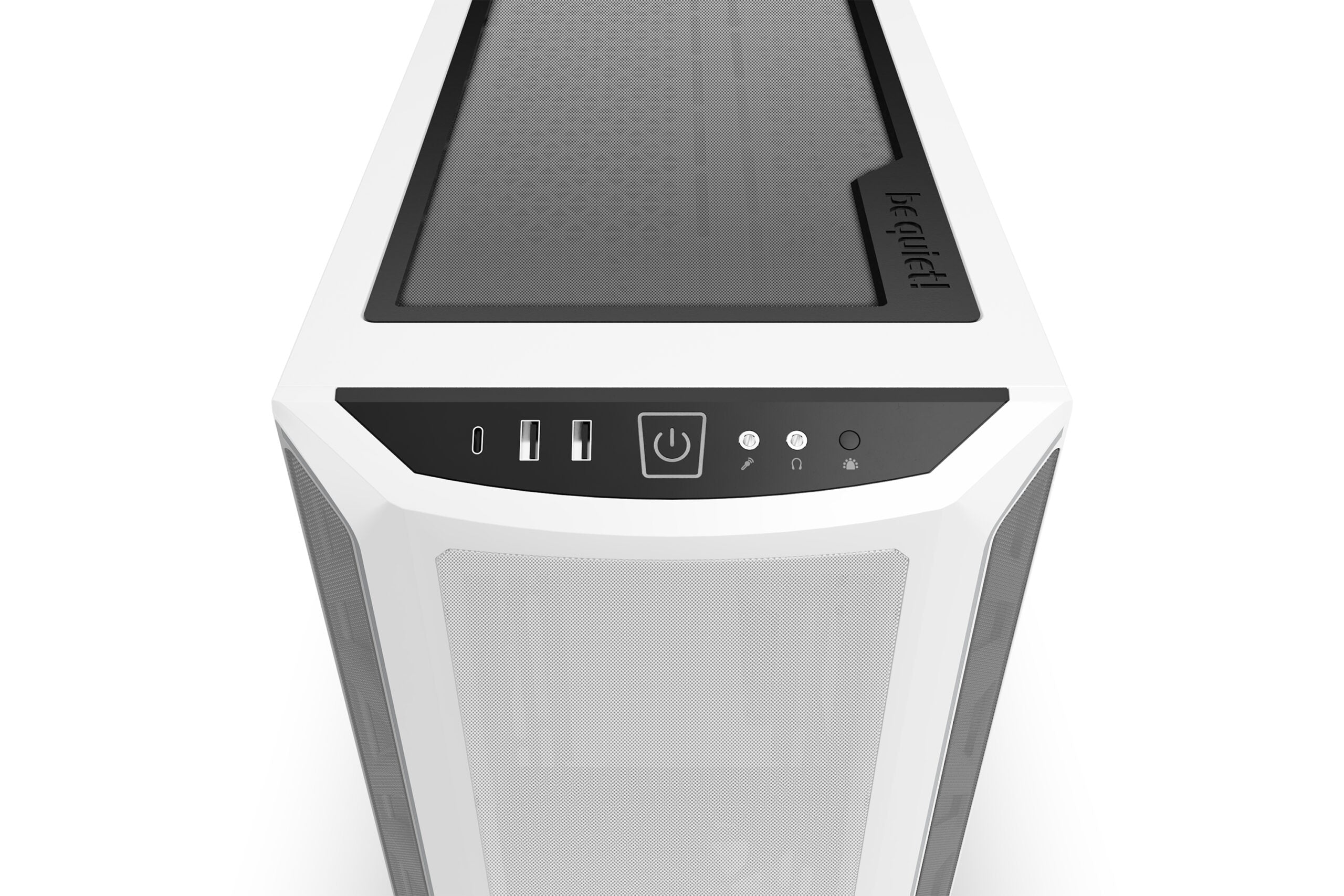 CARCASA be quiet! "SHADOW BASE 800DX", Middle Tower, ATX, fara sursa, 3xfan, USB 3.2 gen 1 x 2, USB Type-C x 1, audio+mic, PSU shroud, 7 sloturi expansiune, ARGB, alb, "BGW62"