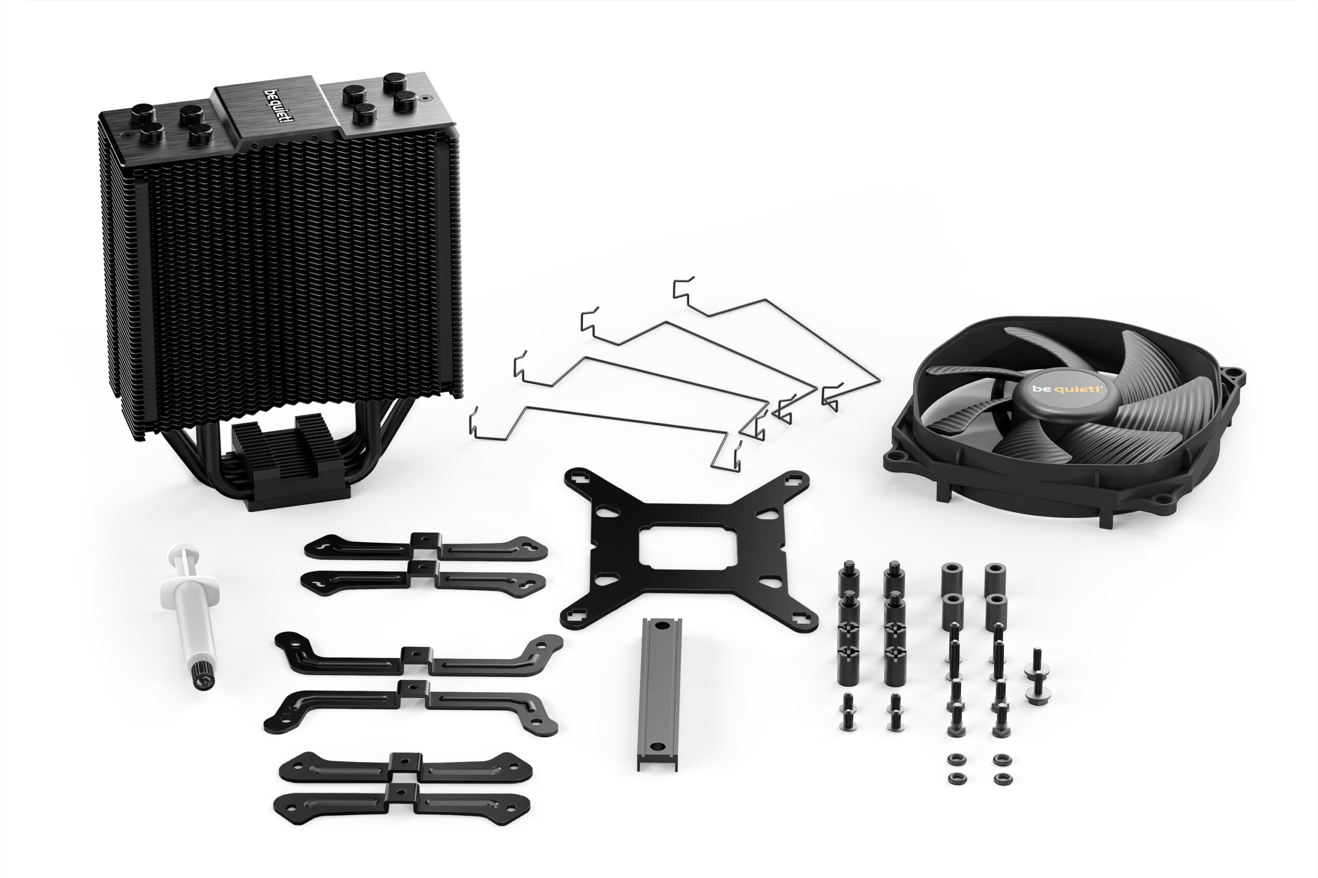 COOLER be quiet "Dark Rock Slim",racire aer, Ø6 mm×4 pcs heatpipe, skt. Intel LGA 1700/1200/115x/2066/2011-v3 AMD AM5/AM4, fan 120mm, 1500 rpm, conectare 4-pin PWM, LED , "BK024"