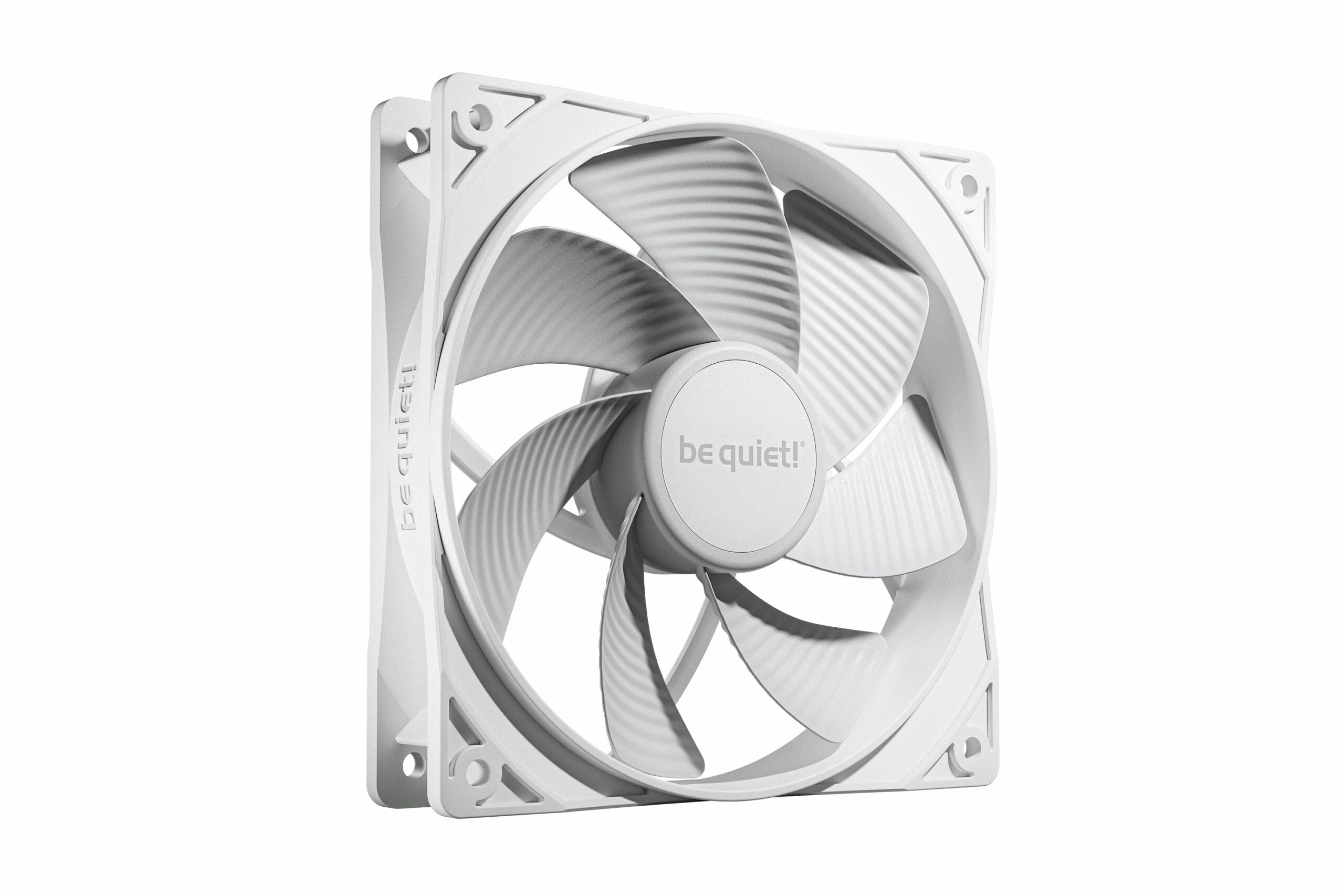Set 3 ventilatoare be quiet "PURE WINGS 3", 120mm, 1500 RPM max, Rifle Bearing, 80 cfm, 4pin PWM, alb, "BL136" -