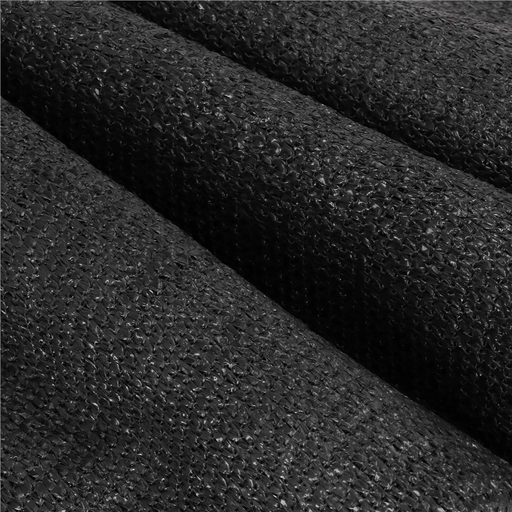 Paravan plasa umbrire pentru balustrada balcon, 95% umbrire, impermeabila, 500x100 cm, antracit