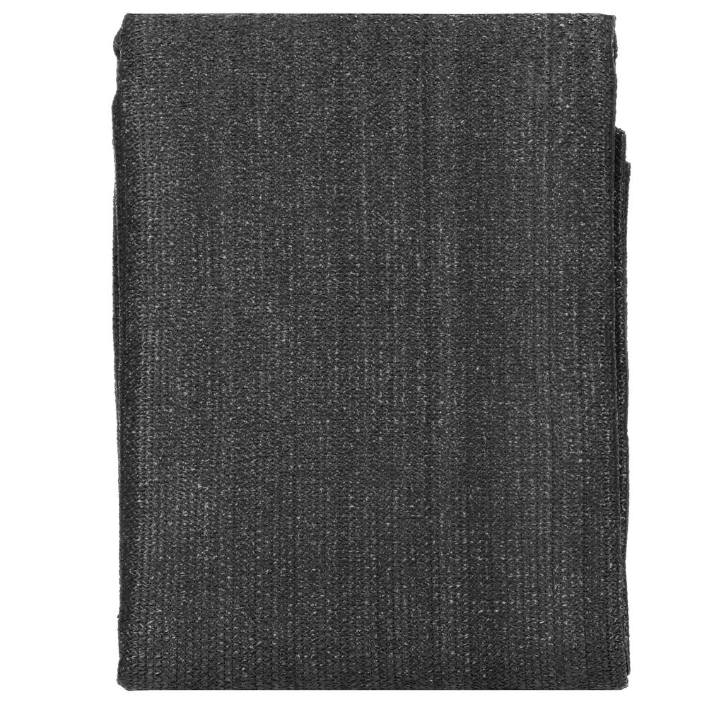 Paravan plasa umbrire pentru balustrada balcon, 95% umbrire, impermeabila, 500x100 cm, antracit