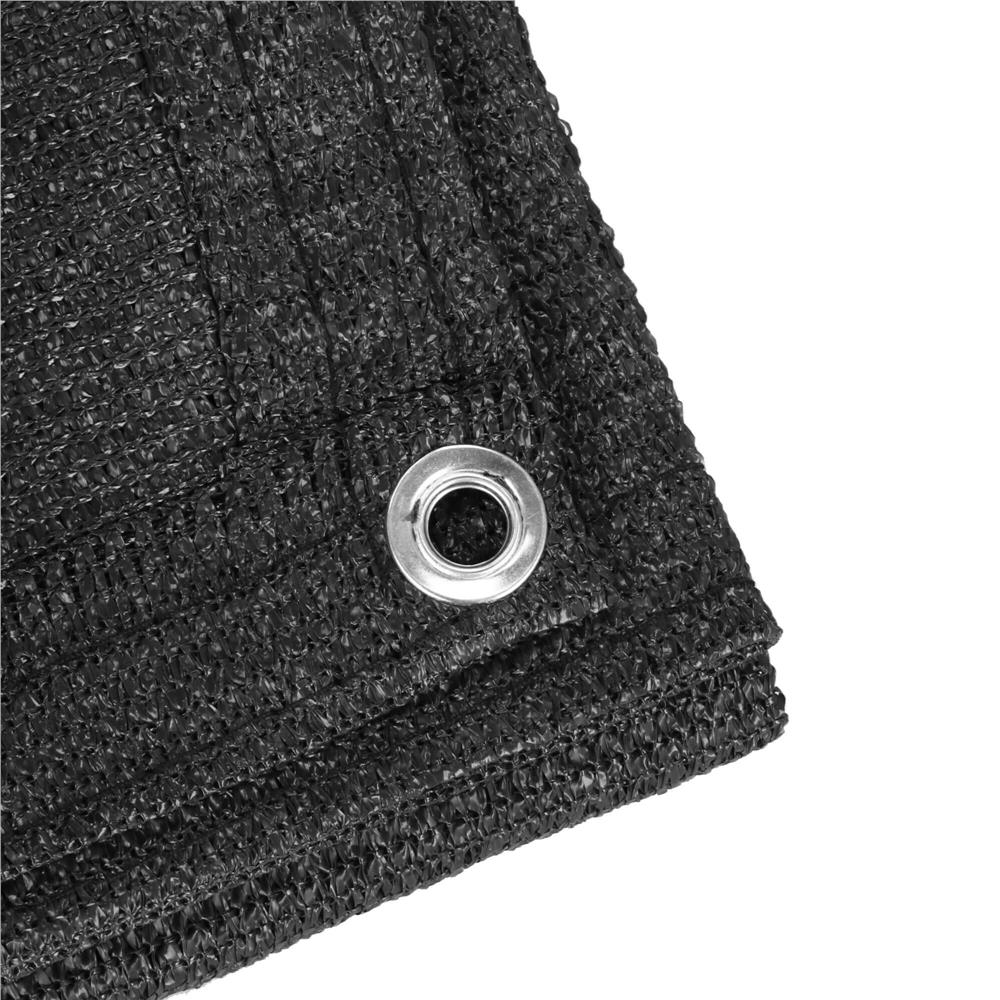 Paravan plasa umbrire pentru balustrada balcon, 95% umbrire, impermeabila, 500x100 cm, antracit
