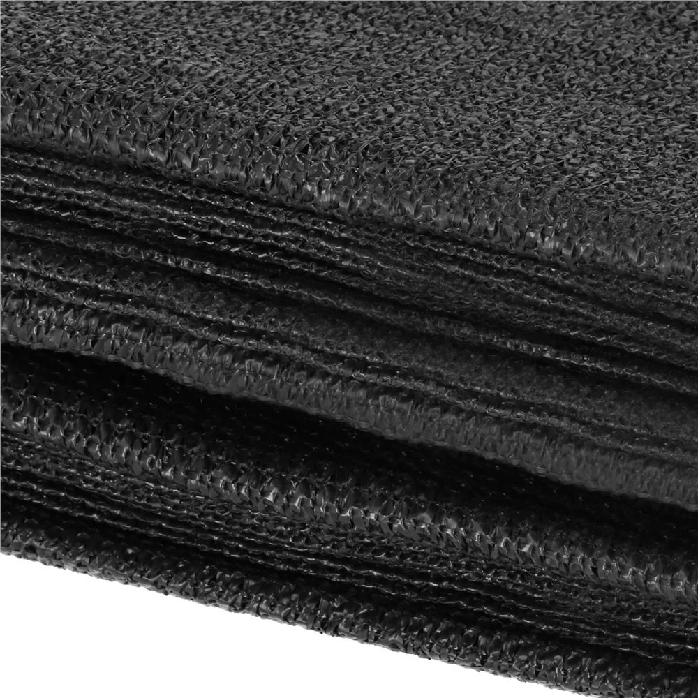 Paravan plasa umbrire pentru balustrada balcon, 95% umbrire, impermeabila, 500x100 cm, antracit