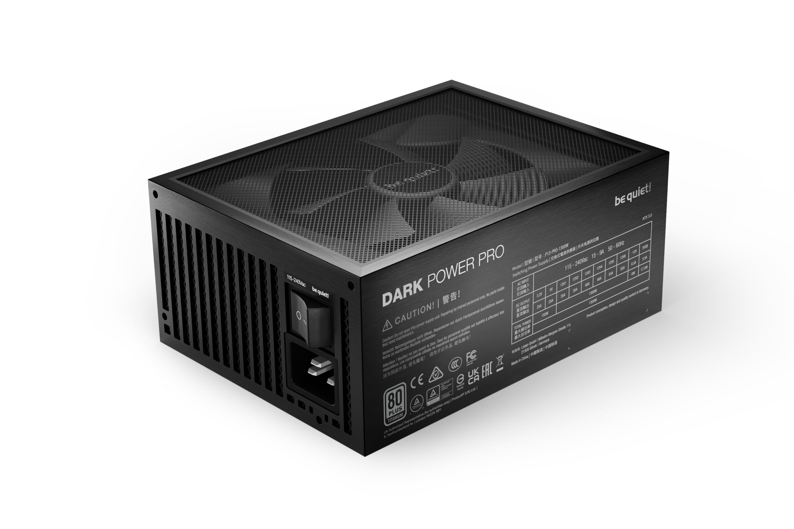 SURSA Be Quiet "DARK POWER PRO 13", 1300W, 80 PLUS Titanium, modular, format ATX 3.0, "BN331"
