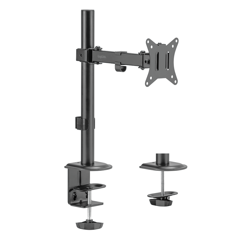 SUPORT de birou LOGILINK, pt 1 TV/monitor plat, diag. max 32 inch, rotatie, inclinare, orizontala, verticala, max 9 Kg, negru, "BP0171"
