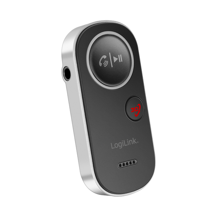 RECEIVER audio Logilink, conec prin Jack 3.5mm, dist max 10m, BT v5.4, ac. 150mAh, pana la 12 ore, card microSD, indicator