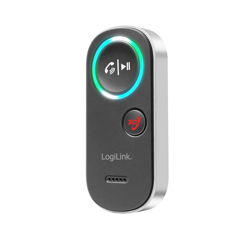 RECEIVER audio Logilink, conec prin Jack 3.5mm, dist max 10m, BT v5.4, ac. 150mAh, pana la 12 ore, card microSD, indicator LED, ant int, black 43501884 "BT0068"