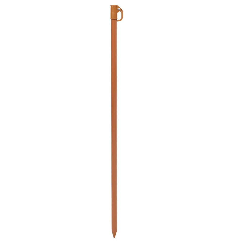 Umbrela de plaja tip hawai pliabila, cu inaltime si unghi reglabil, structura metalica, 160 cm, maro
