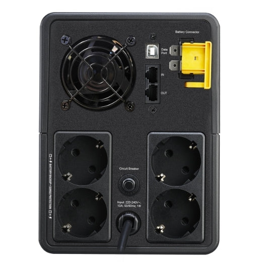 UPS APC, Line int., mini Tower, 1200 W, AVR, Schuko x 4, LED, back-up 1 - 10 min. "BX2200MI-GR"