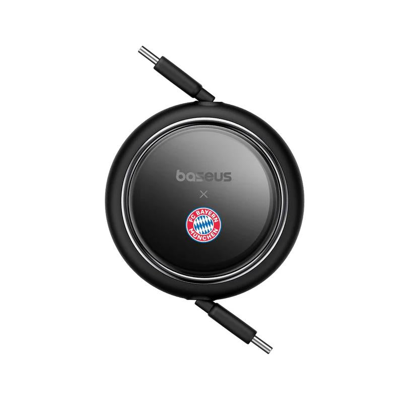 CABLU alimentare si date Baseus Free2Pull Mini, Fast Charging Data Cable pt. smartphone, retractabil, USB Type-C la USB Type-C 100W, 1.5m, negru "P10364500113-00" - 6932172668648