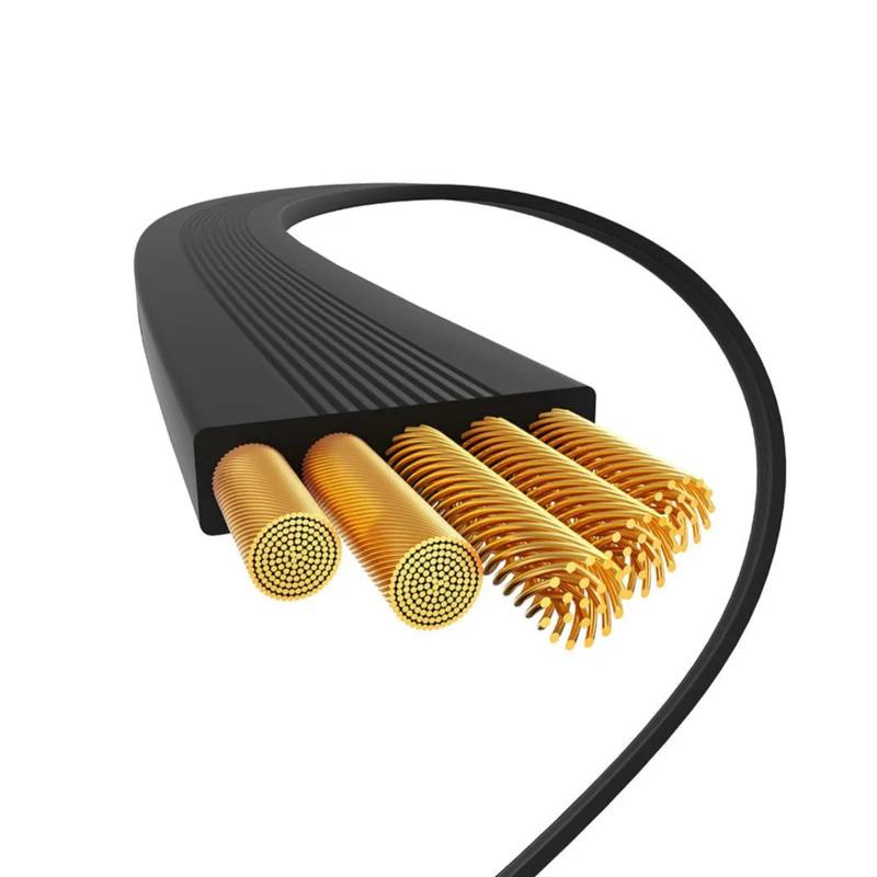 CABLU alimentare si date Baseus Free2Pull Mini, Fast Charging Data Cable pt. smartphone, retractabil, USB Type-C la USB Type-C 100W, 1.5m, negru "P10364500113-00" - 6932172668648
