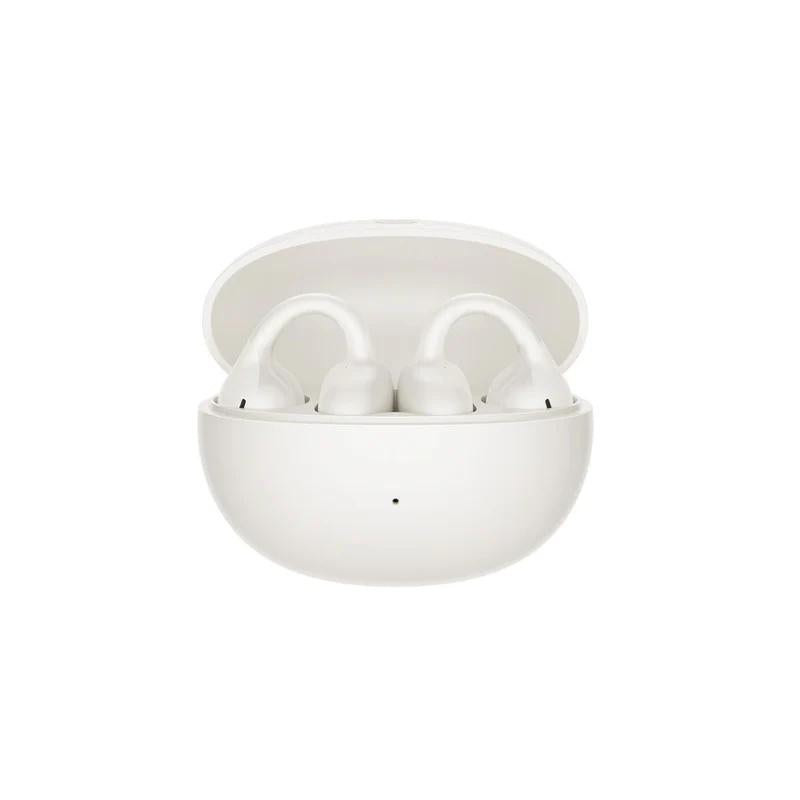 CASTI Baseus Bass BC1 Open-Ear True Wireless, on ear, pt smartphone, microfon pe casca, conectare prin Bluetooth 6.0, alb "A0102401" (timbru verde 0.18 lei) - 6932172694425