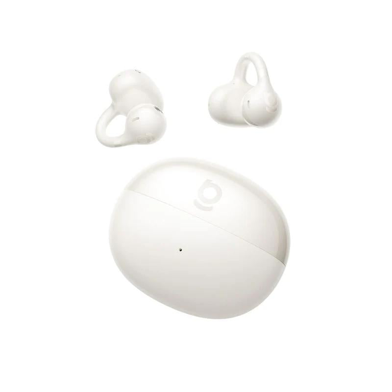 CASTI Baseus Bass BC1 Open-Ear True Wireless, on ear, pt smartphone, microfon pe casca, conectare prin Bluetooth 6.0, alb "A0102401" (timbru verde 0.18 lei) - 6932172694425