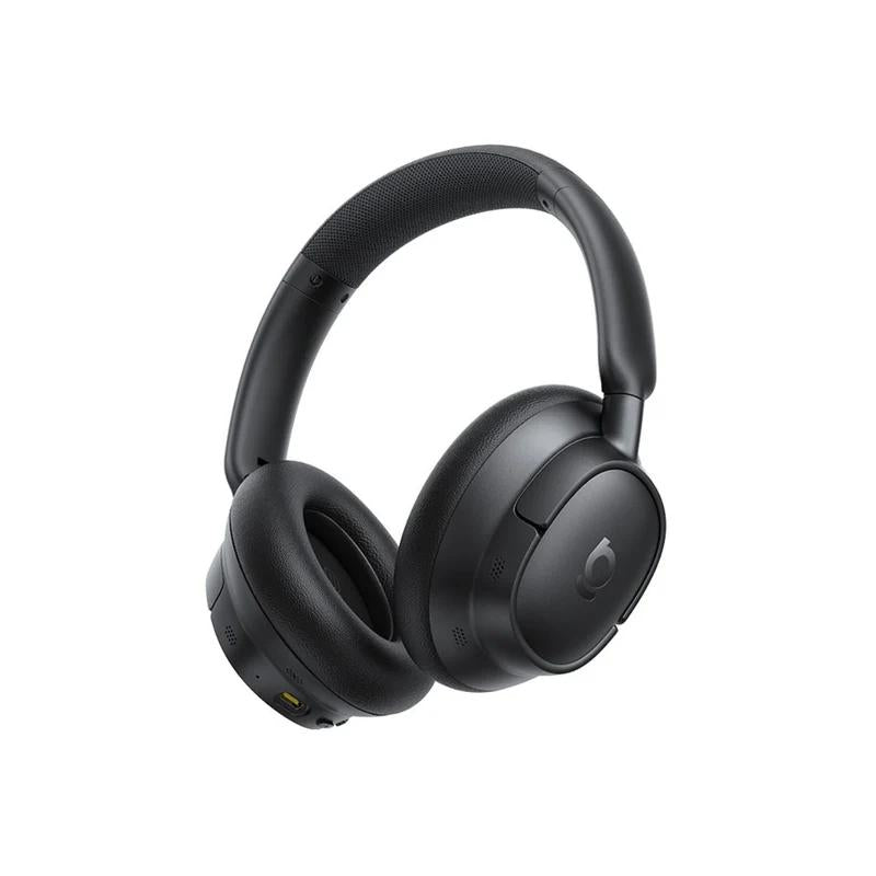 CASTI Baseus Bowie Bass BH1 NC Wireless Noise Cancelling, over ear, 40mm Dynamic Drivers, autonomie 80 ore, microfon pe casca, conectare prin Bluetooth 6.0, negru "A0203703" (timbru verde 0.18 lei) - 6932172696993