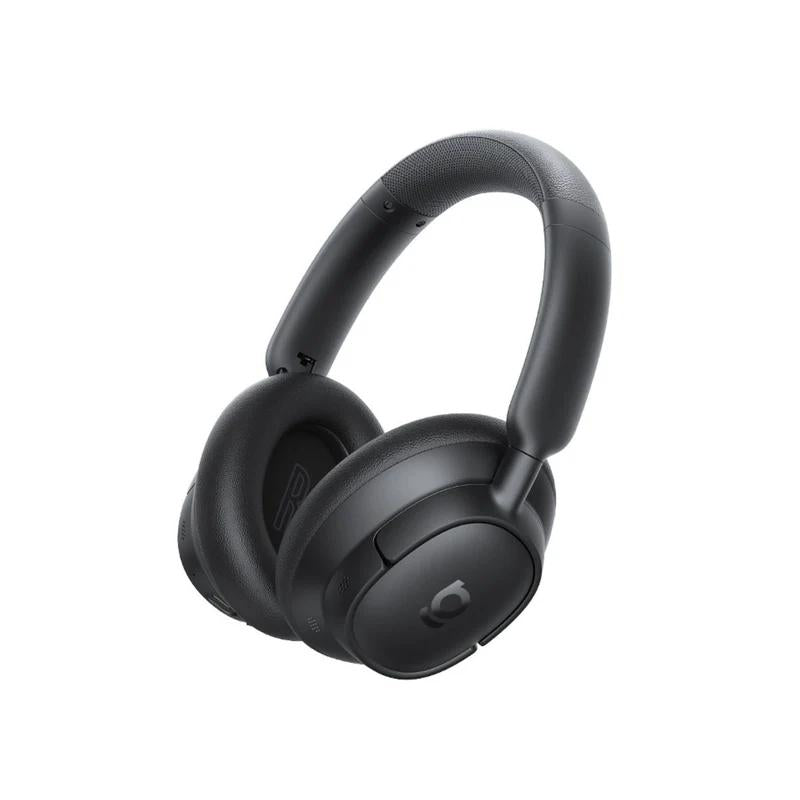 CASTI Baseus Bowie Bass BH1 NC Wireless Noise Cancelling, over ear, 40mm Dynamic Drivers, autonomie 80 ore, microfon pe casca, conectare prin Bluetooth 6.0, negru "A0203703" (timbru verde 0.18 lei) - 6932172696993