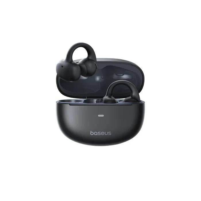 CASTI Baseus  MC1 Open-Ear TWS, pt smartphone, wireless, bluetooth 5.4, dual-mic pe casca, 8 ore durata baterie, negru "A00083501126-00" (timbru verde 0.18 lei) - 6932172684358
