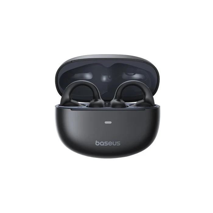 CASTI Baseus  MC1 Open-Ear TWS, pt smartphone, wireless, bluetooth 5.4, dual-mic pe casca, 8 ore durata baterie, negru "A00083501126-00" (timbru verde 0.18 lei) - 6932172684358