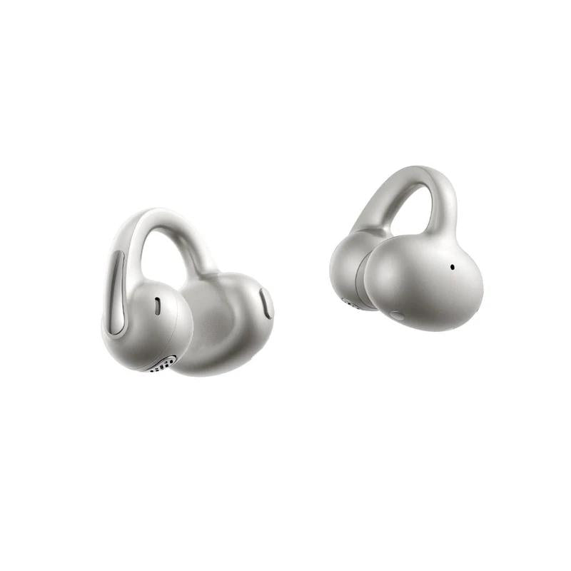 CASTI Baseus Bowie MC1 Pro Open-Ear True Wireless, on ear, pt smartphone, microfon pe casca, conectare prin Bluetooth 6.0, titanium "A0102505" (timbru verde 0.18 lei) - 6932172694890