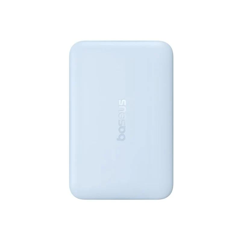 POWER BANK Baseus EnerFill FM11, 10000mAh, 22.5W, prindere magnetica incarcare wireless 15W, 1 x USB Type-C, cablu inclus USB Type-C la USB Type-C 30cm, albastru, "P1008210E313-00" - 6932172690441