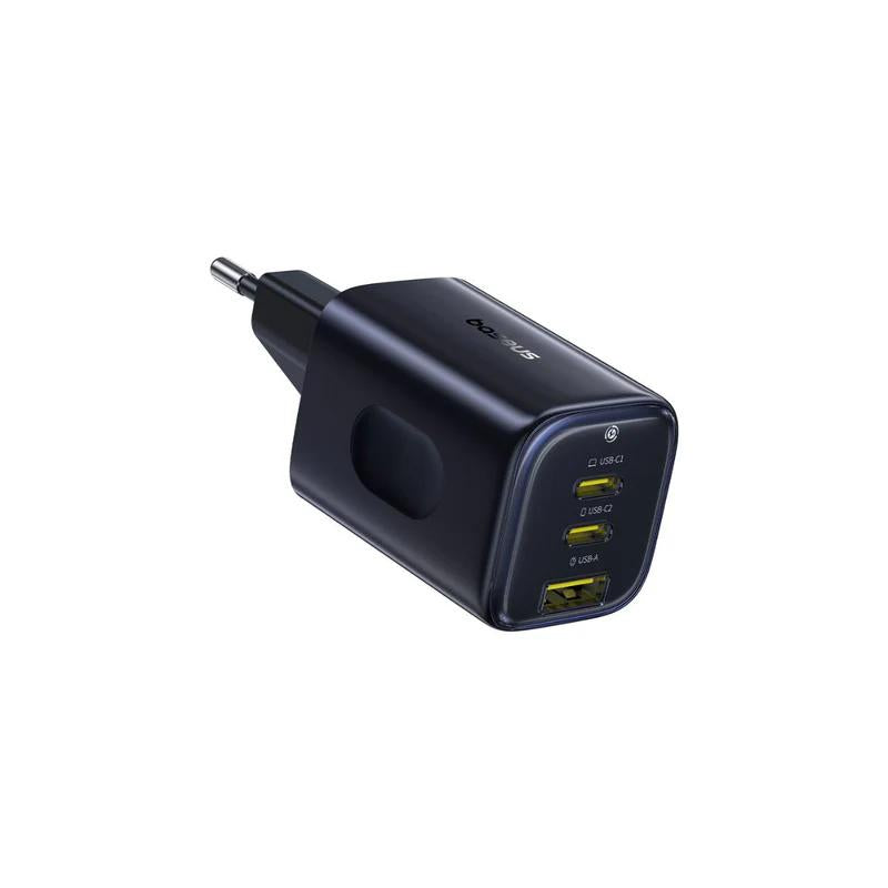 INCARCATOR retea Baseus PicoGo AE11, Quick Charge 67W, 1 x USB, 2 x USB Type-C, negru "E0121200" - 6932172699963