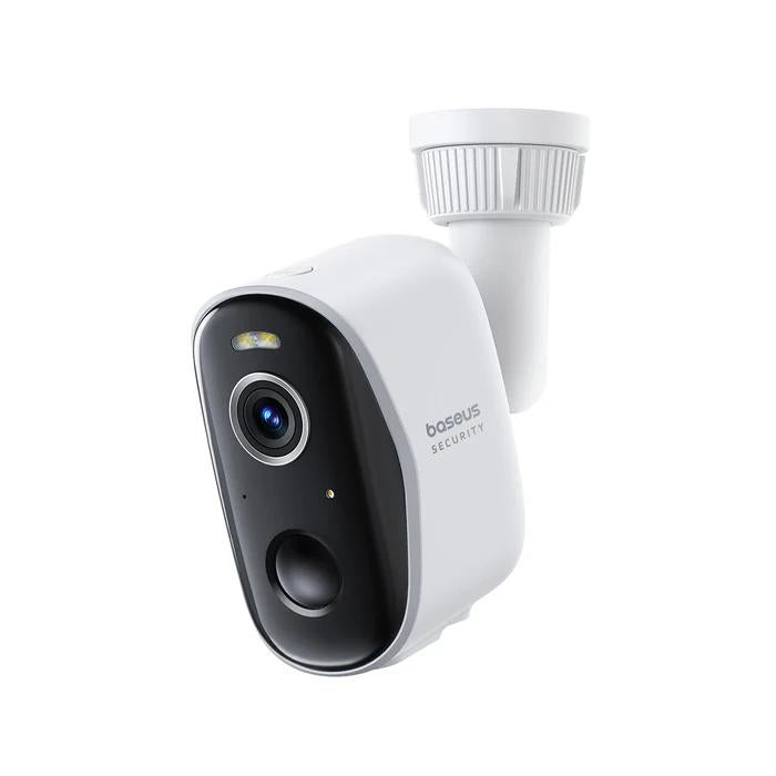 CAMERA IP Exterior Baseus N1, KIT 3 camere 2K + statie, 2304 x 1296, acumulator integrat, unghi pana la 145 grade, IP67, dist. IR 30 m, tip lentila fixa 3 mm, 3 Mpx, wireless, slot SD card, "S0TW012131" (timbru verde 0.8 lei) - 6932172671648