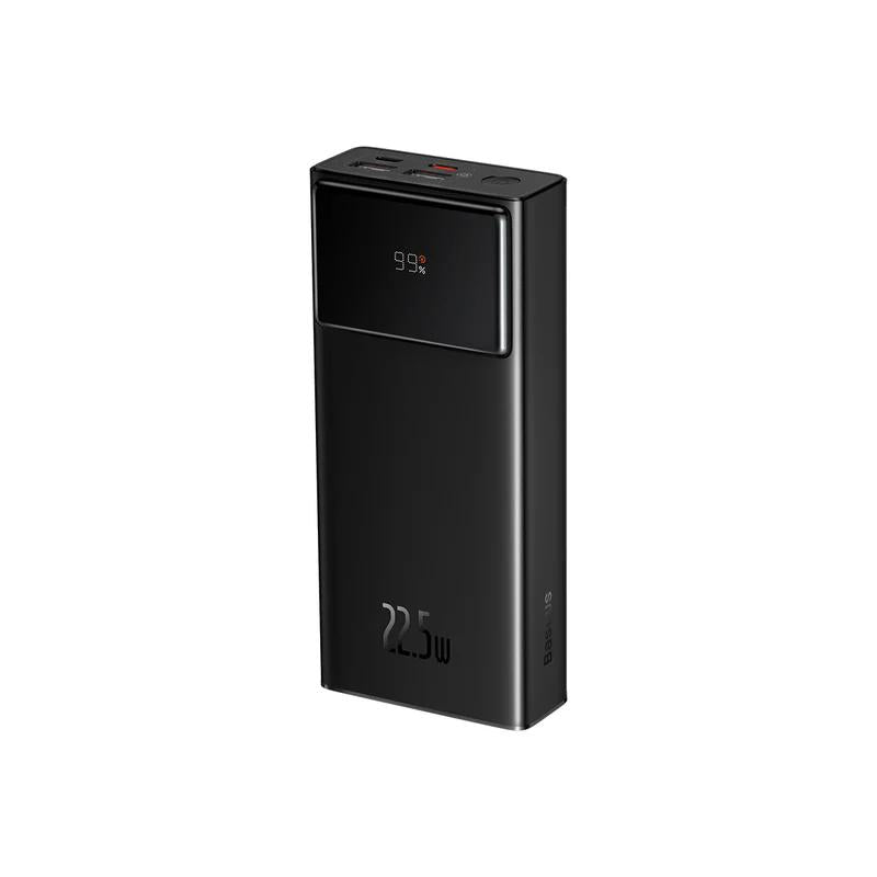 POWER BANK Baseus Star-Lord Digital Display, 30000mAh, 22.5W, 2 x USB; 1 x USB Type-C, digital display pt. status baterie, total 3A, negru "PPXJ080101" - 6932172620714