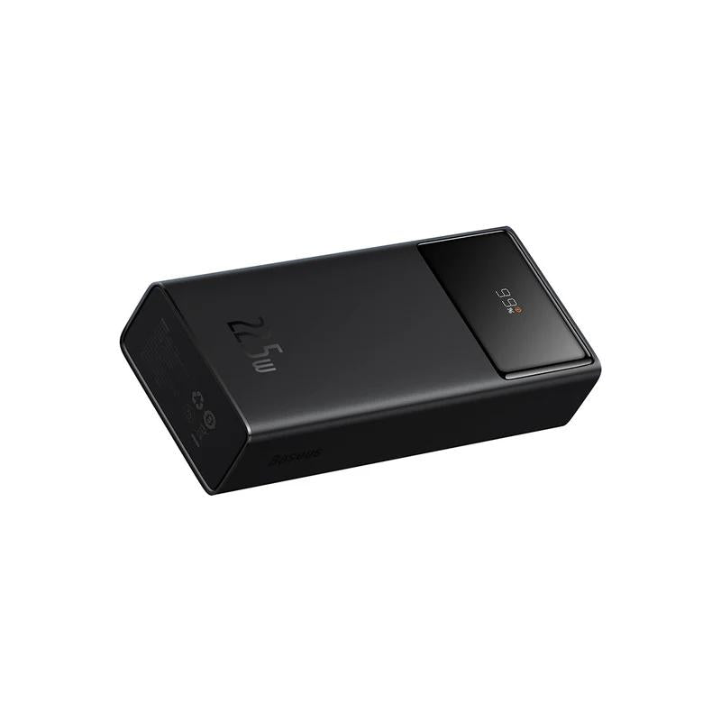 POWER BANK Baseus Star-Lord Digital Display, 30000mAh, 22.5W, 2 x USB; 1 x USB Type-C, digital display pt. status baterie, total 3A, negru "PPXJ080101" - 6932172620714