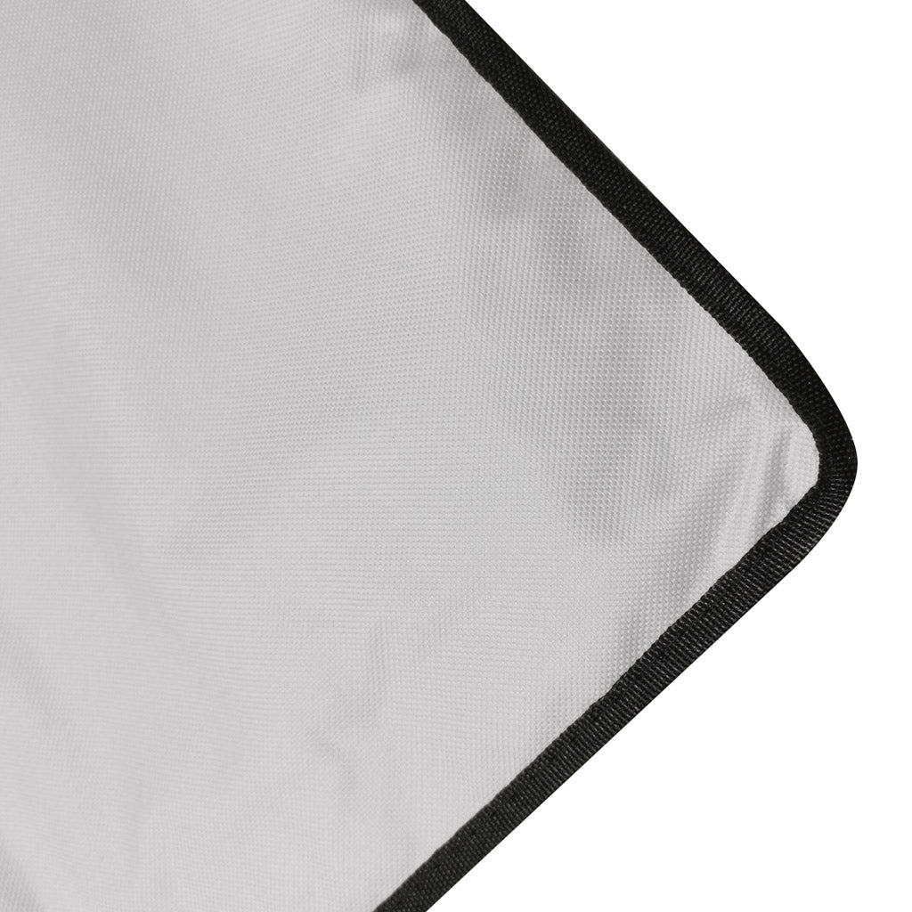 Sezlong de plaja pliabil, spatar cu cadru metalic, reglabil, 150x47 cm, gri - 4