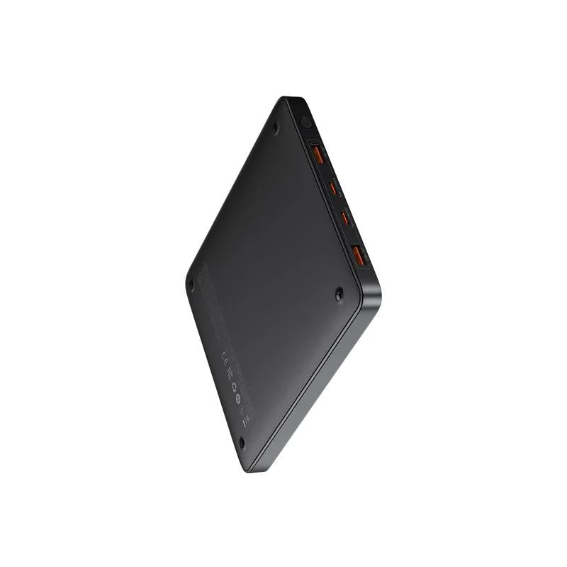 POWER BANK Baseus Blade, 20000mAh, PD 100W, ultra thin, 2 x USB; 2 x USB Type-C, display digital pt. status baterie, total 5A, negru, "PPBL000301" - 6932172628031