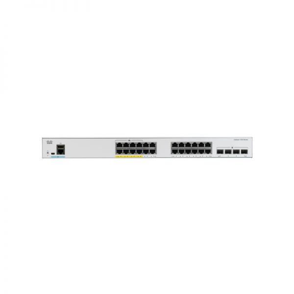 CISCO Catalyst 1000 24port GE, POE, 4x1G SFP 