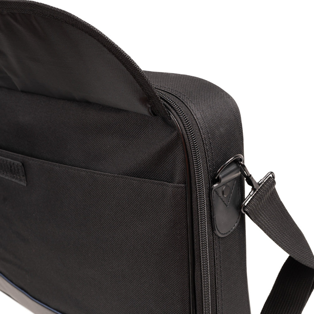 GEANTA SPACER, pt. notebook de max. 17.3", 1 compartiment, buzunar frontal, waterproof, nylon, negru, "Hans", "SPSB-HANS-BK"