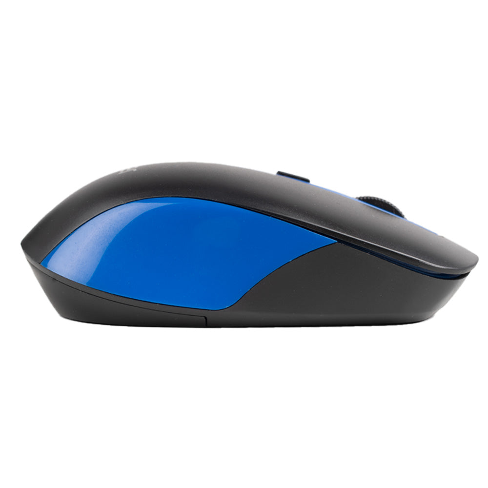 MOUSE Spacer, PC sau NB, wireless, 2.4GHz, optic, 1600 dpi, butoane/scroll 4/1, negru cu albastru, baterii incluse 2x AAA, ambalaj blister "SPMO-WS01-BKBL"