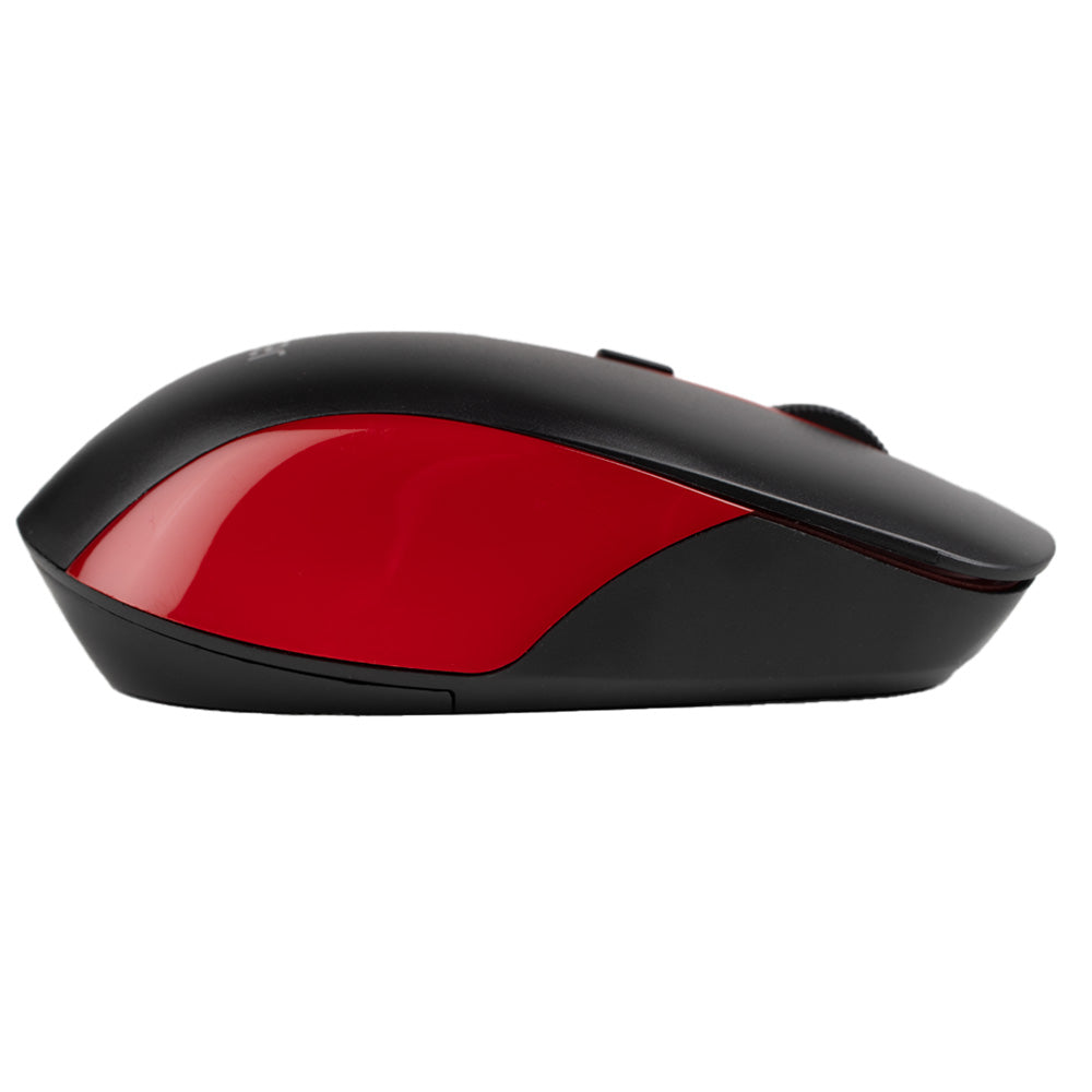 MOUSE Spacer, PC sau NB, wireless, 2.4GHz, optic, 1600 dpi, butoane/scroll 4/1, negru cu rosu, baterii incluse 2x AAA, ambalaj blister, "SPMO-WS01-BKRD"