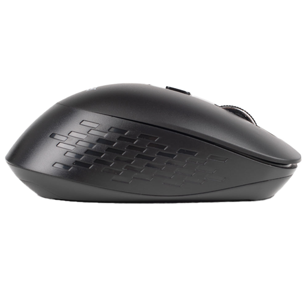 MOUSE Spacer, PC sau NB, wireless, 2.4GHz + Bluetooth 5.1, optic, max.1600 dpi, butoane/scroll 6/1,buton ON/OFF, click silentios S/D, negru,baterii AAAx2 incluse, "SPMO-WS02-BT"