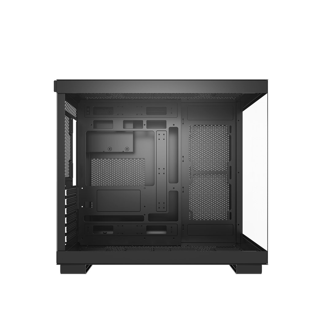 CARCASA PCCOOLER, Middle Tower, ATX, fara sursa, sticla securizata, negru, USB 3.2 gen 1 x 2, USB Type-C x 2, mic, audio, "C3 T500 BK"