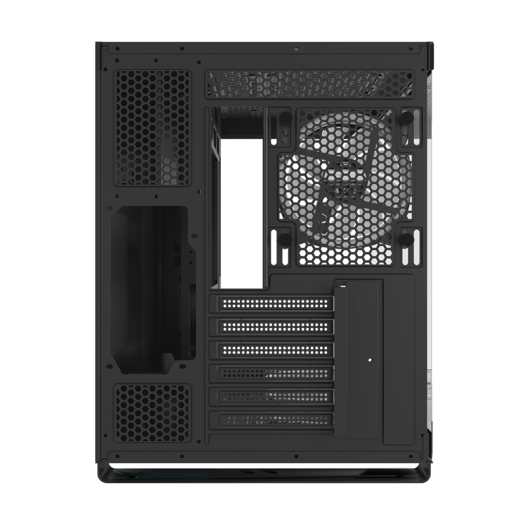CARCASA PCCOOLER, Middle Tower, ATX, fara sursa, sticla securizata, 6 ventilatoare incluse, iluminare ARGB, alb, USB 3.2 gen 1 x 2, USB Type-C x 2, mic, audio, "C3 T500 ARGB BK"
