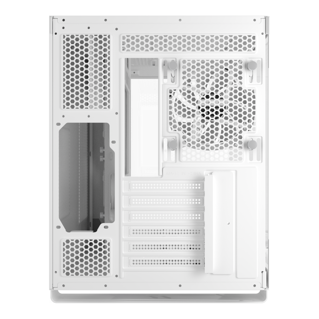 CARCASA PCCOOLER, Middle Tower, ATX, fara sursa, sticla securizata, 6 ventilatoare incluse, iluminare ARGB, negru, USB 3.2 gen 1 x 2, USB Type-C x 2, mic, audio, "C3 T500 ARGB WH"