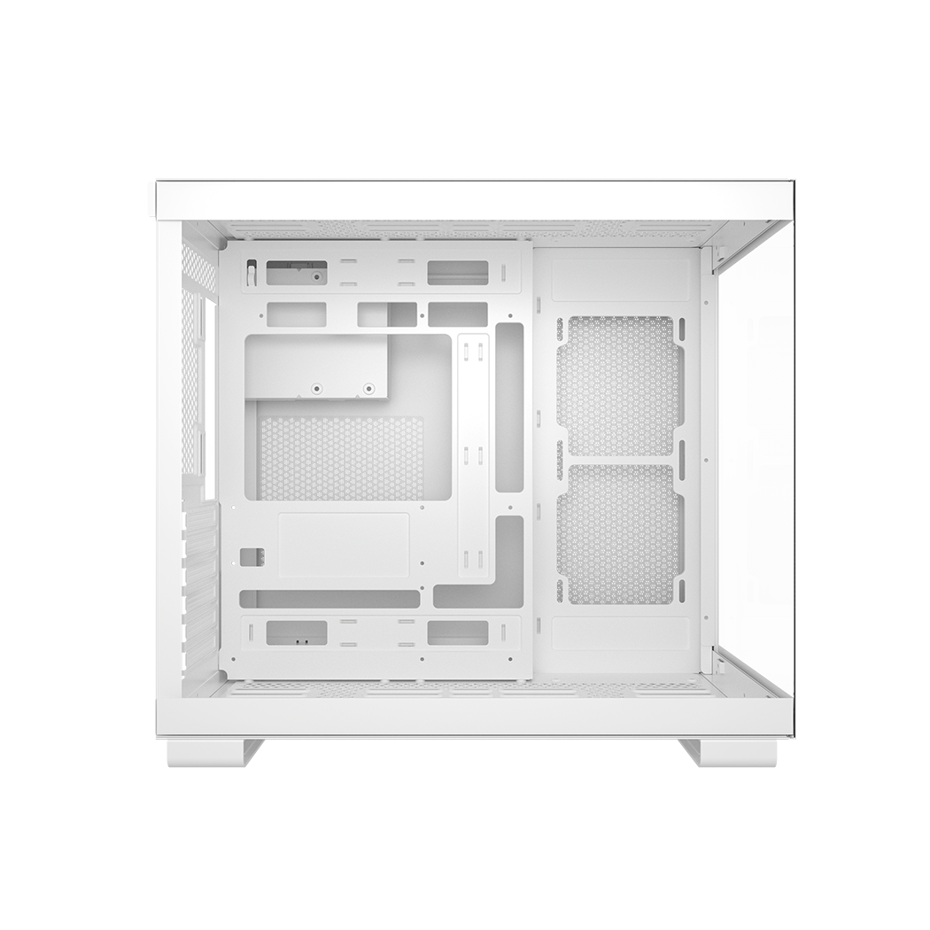 CARCASA PCCOOLER, Middle Tower, ATX, fara sursa, sticla securizata, alb, USB 3.2 gen 1 x 2, USB Type-C x 2, mic, audio, "C3 T500 WH"