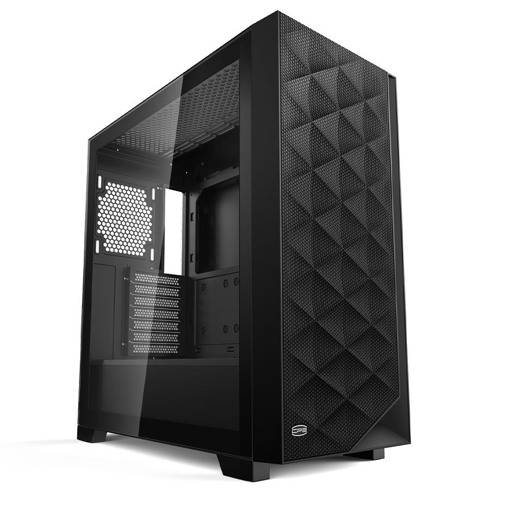 CARCASA PCCOOLER, Middle Tower, ATX, fara sursa, sticla securizata, 3 ventilatoare incluse, iluminare ARGB, negru, USB 3.2 gen 2 x 2, mic, audio, "C3D510 ARGB BK"